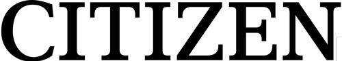 Schwarzer Citizen Schriftzug in Serifenschrift auf weissem Hintergrund