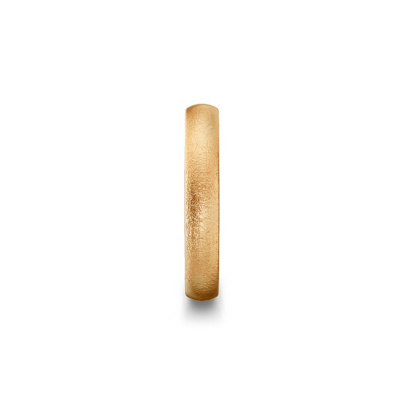 Goldene zylindrische Wandleuchte ohne Gesicht mit strukturierter Oberfläche