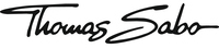 Schwarze Thomas Sabo Unterschrift auf weissem Hintergrund, schwungvoll und elegant